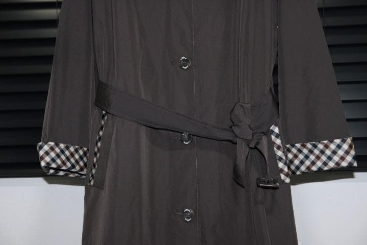 Aquascutum アクアスキュータム トレンチ レインコート M ブラウン