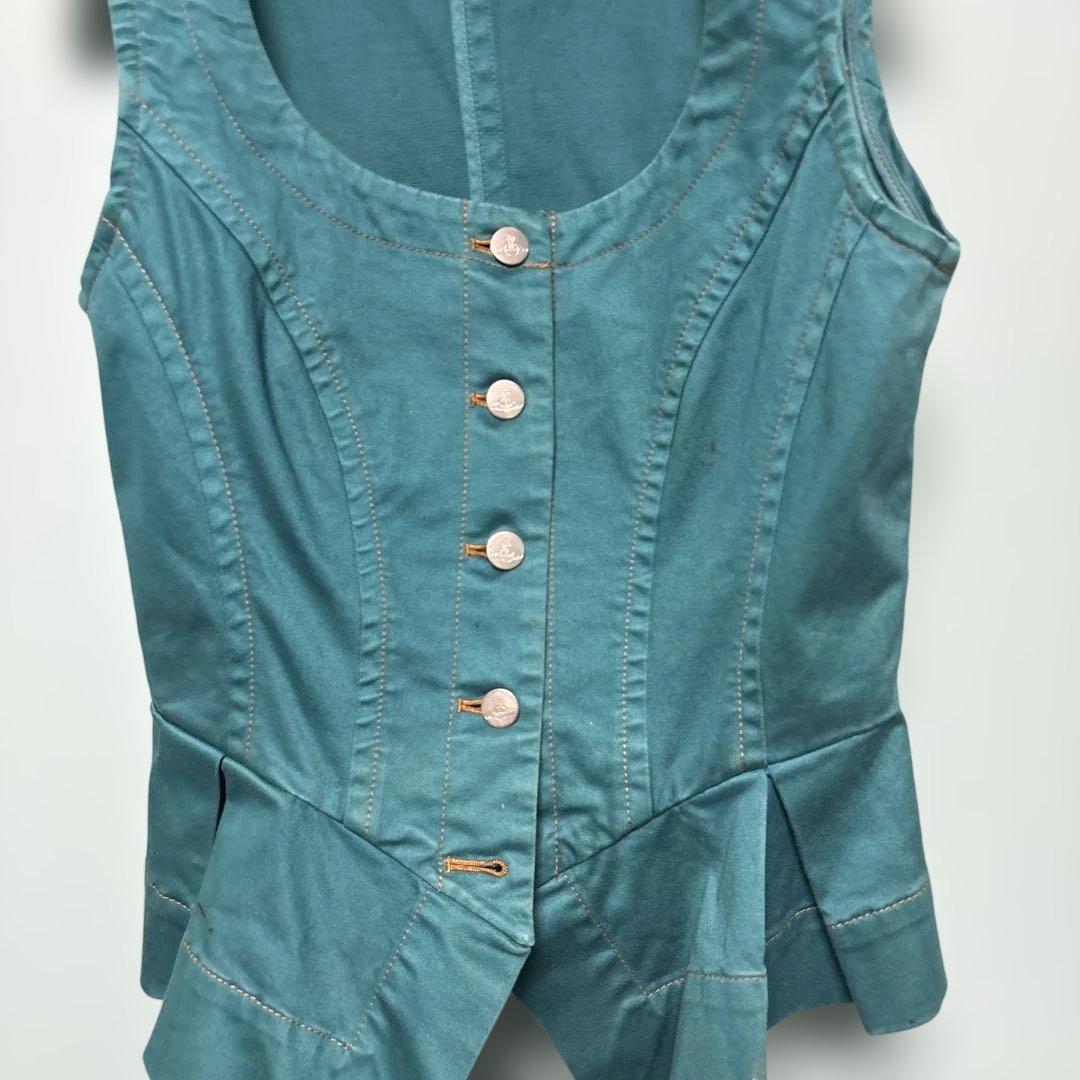 Vivienne Westwood RED LABEL ベスト 2 ターコイズ
