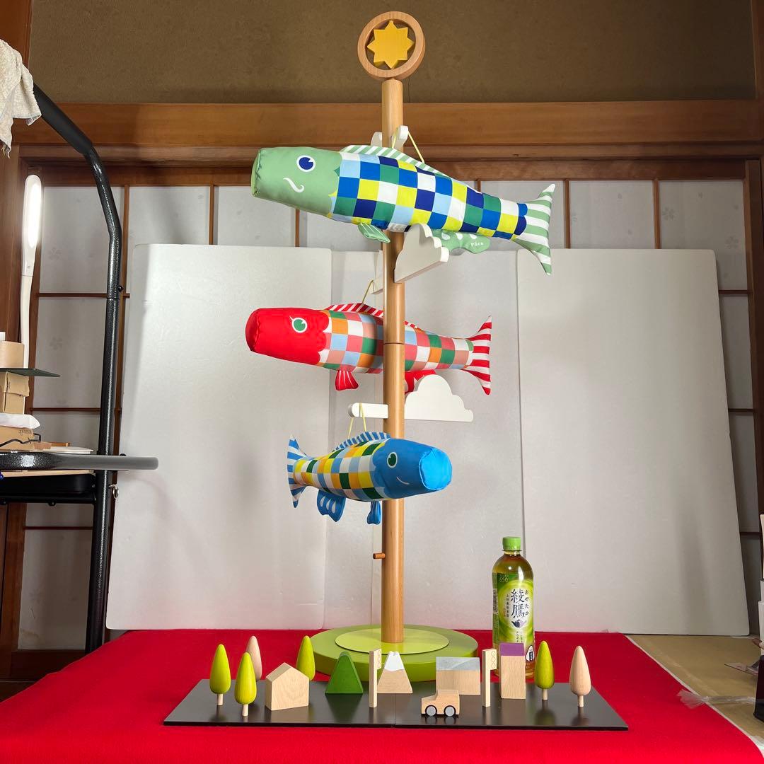 カラフル鯉のぼり飾り　プーカA