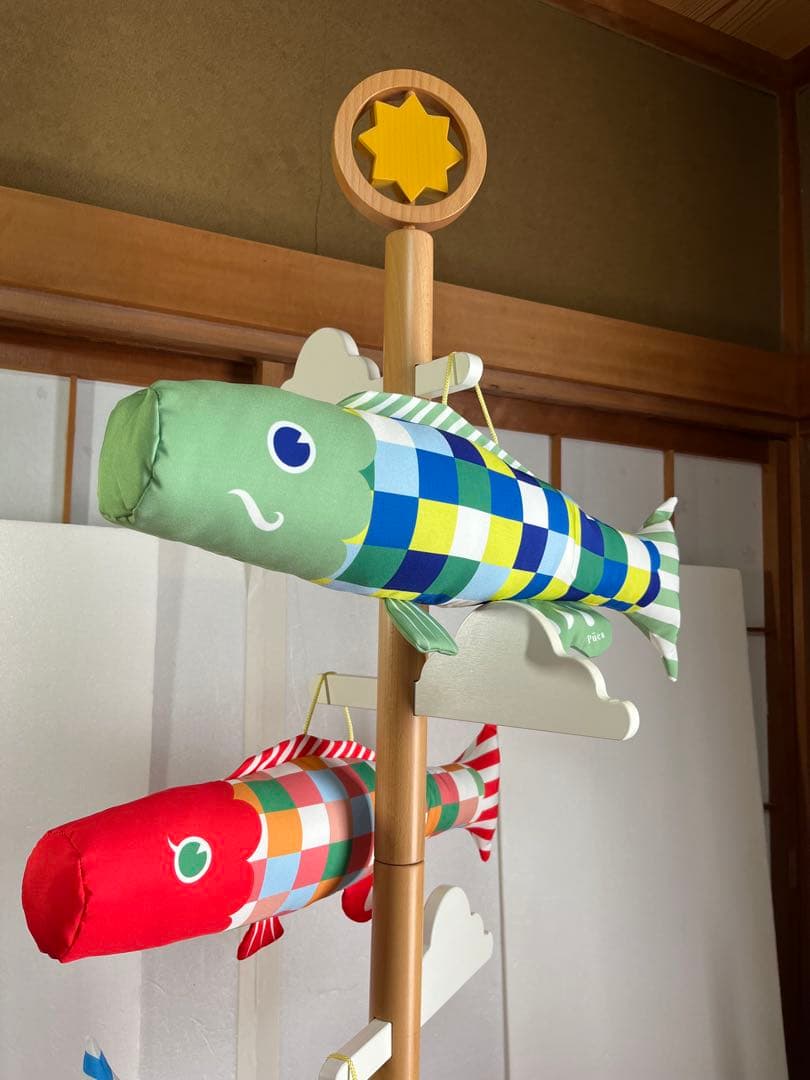 カラフル鯉のぼり飾り　プーカA