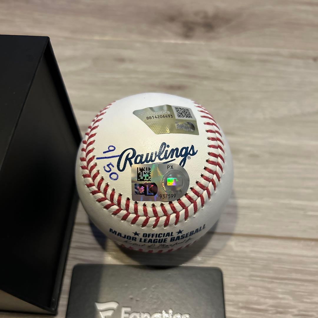 ニックカーツ直筆サインボール【fanatics鑑定済】50個限定品