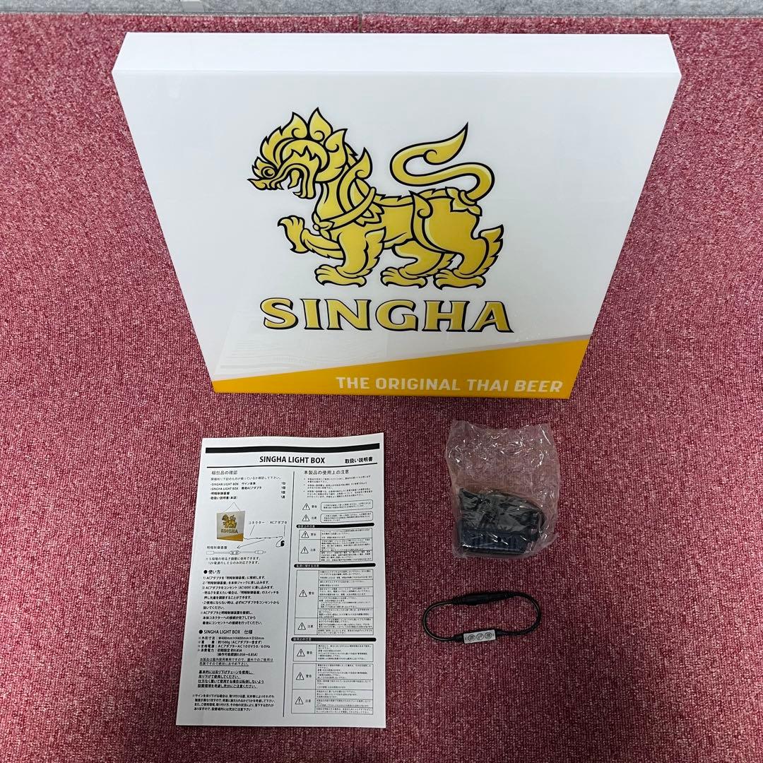 ［4129］新品未使用 SINGHA LED電飾看板 シンハー ビール 店舗用