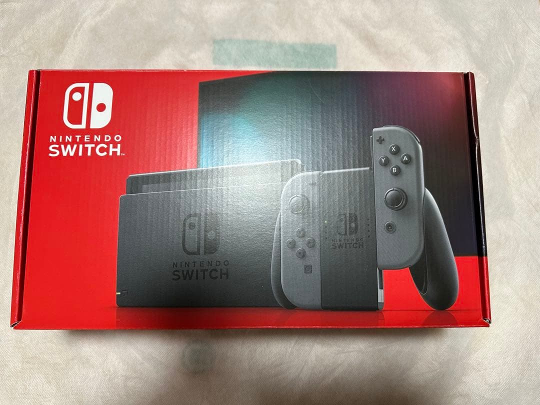 Switch 本体 バッテリー強化版 グレー 箱＆付属品完備 ケース付き