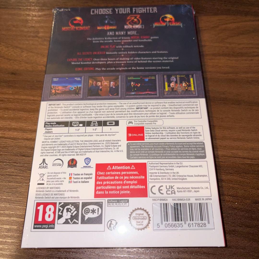 Nintendo Switch Mortal Kombat Legacy Kollection switch
