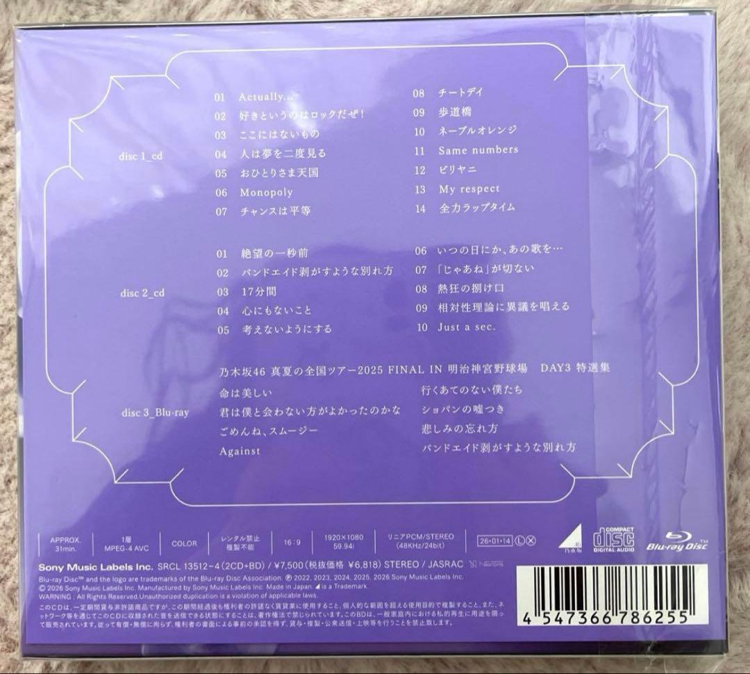 乃木坂46 My respect 初回生産限定版 アルバム TYPE-A、B、C
