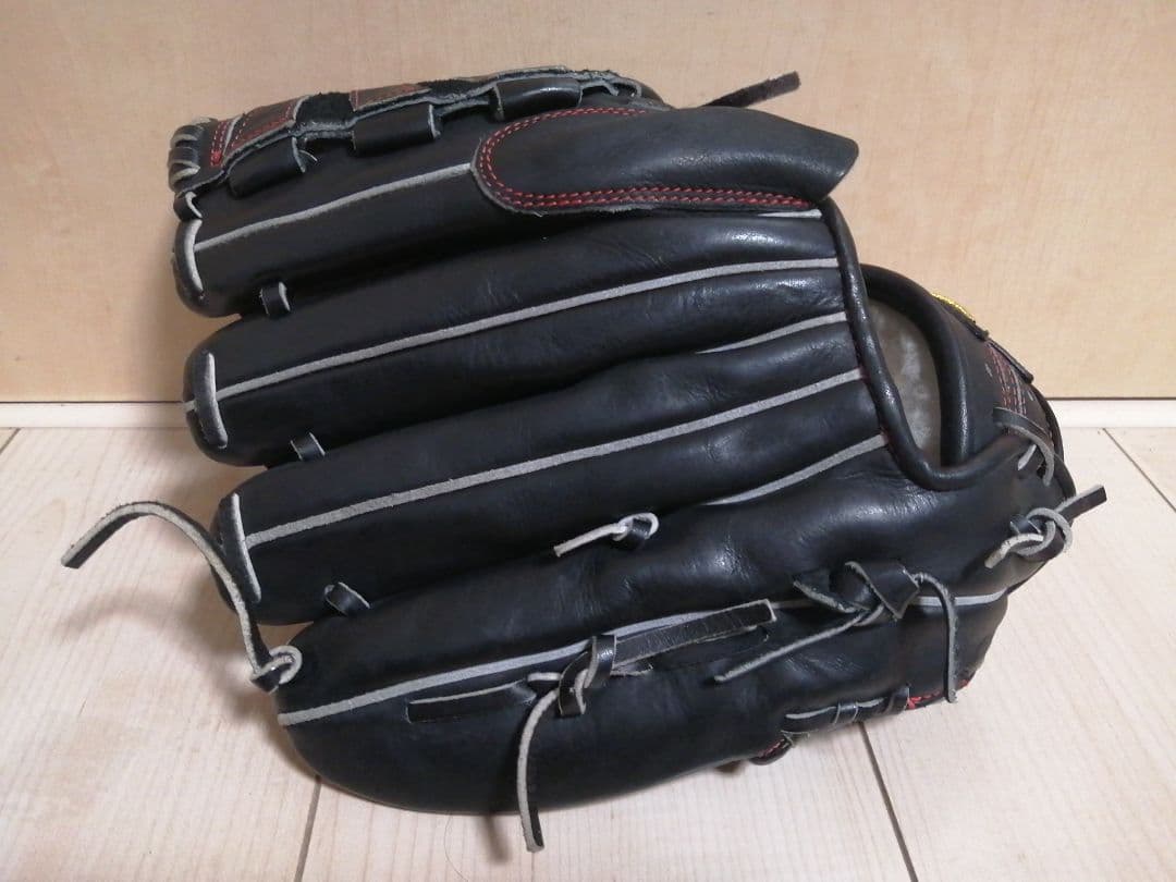 Mizunopro ミズノプロ　軟式グローブ ブラック 右投げ 投手用