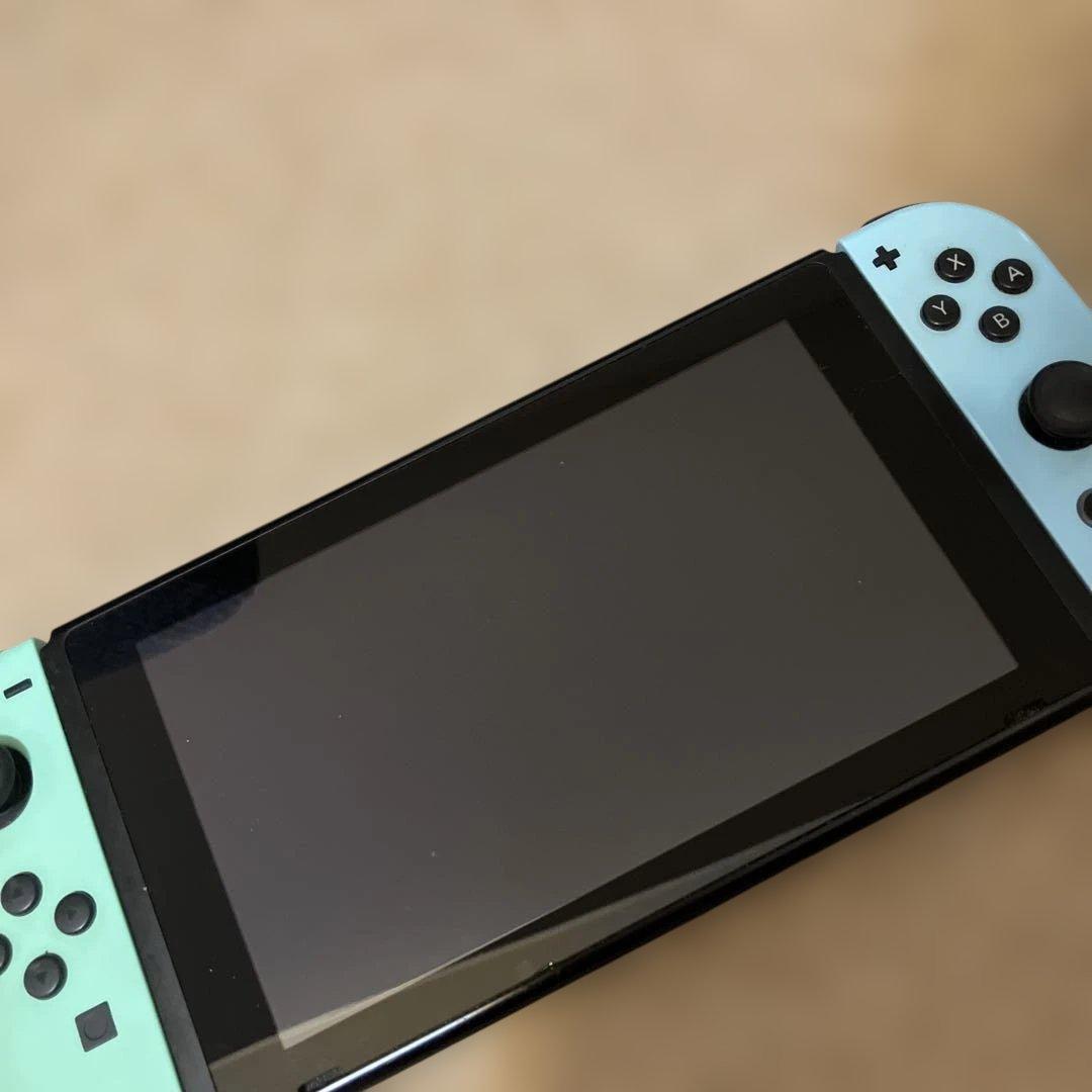 訳ありNintendo Switchあつ森モデル本体のみ
