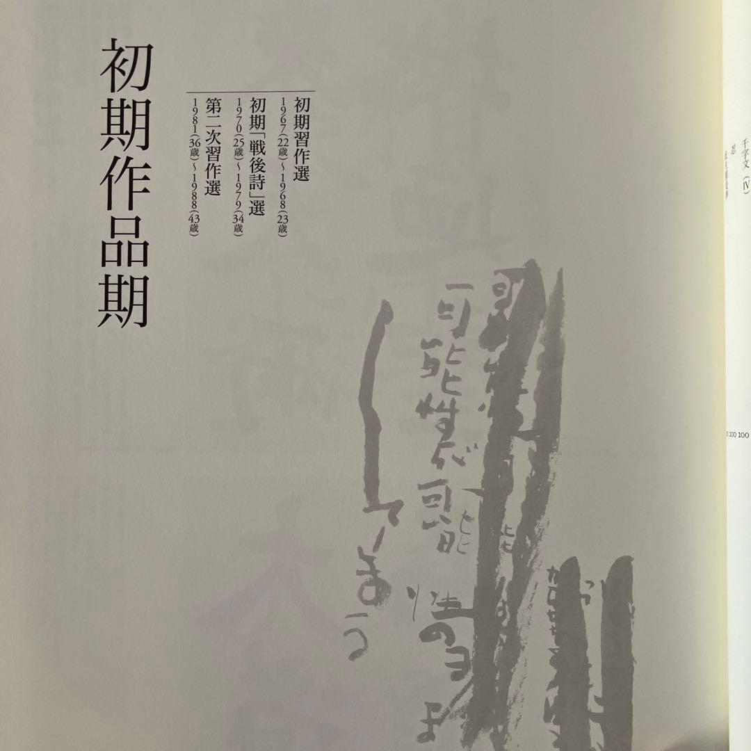 自選自註　石川九楊作品集