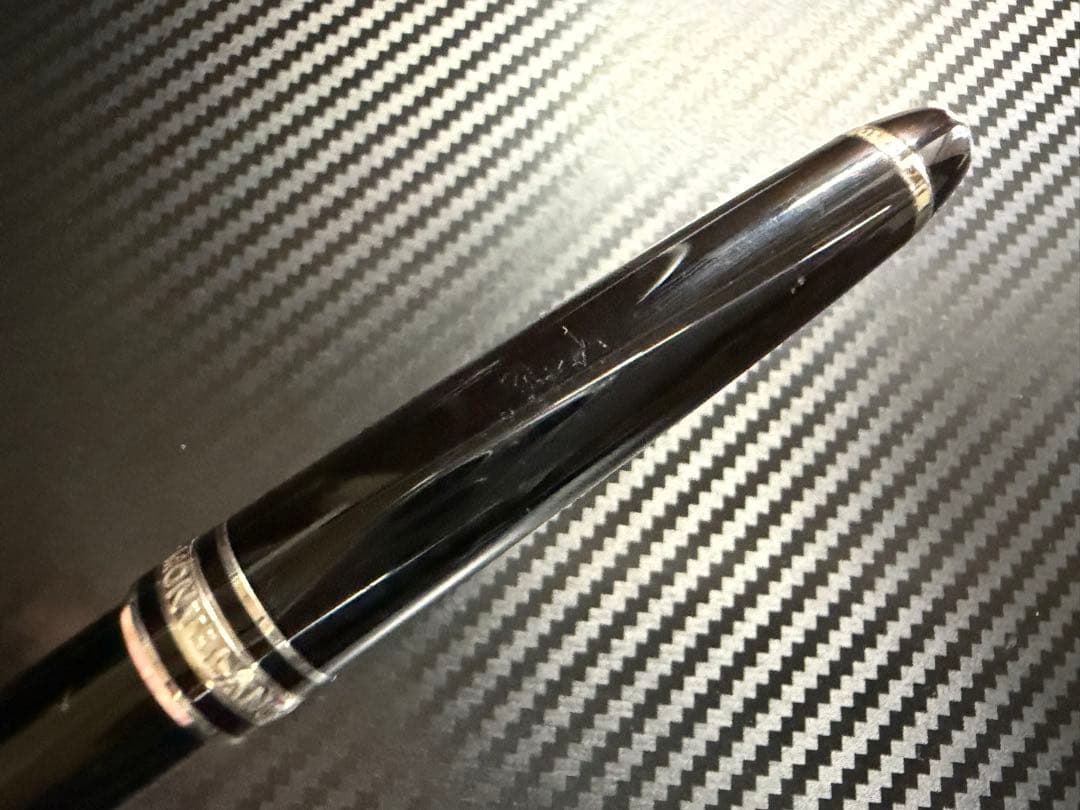 美品 モンブラン マイスターシュテュック P164 ボールペン プラチナライン