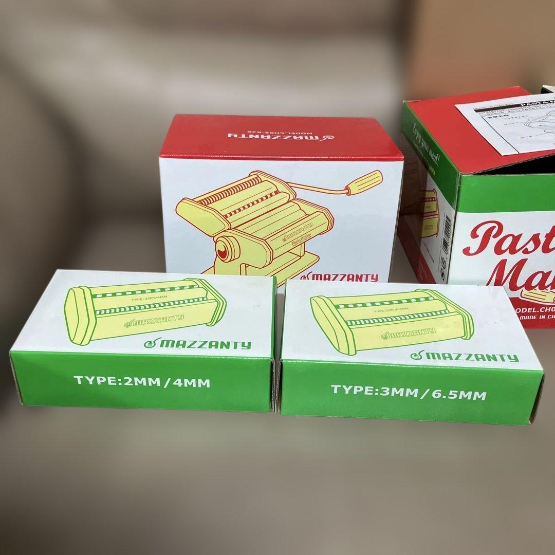 パスタメーカー　ダルトン　MAZZANTY カッター２個付　蕎麦打　製麺機