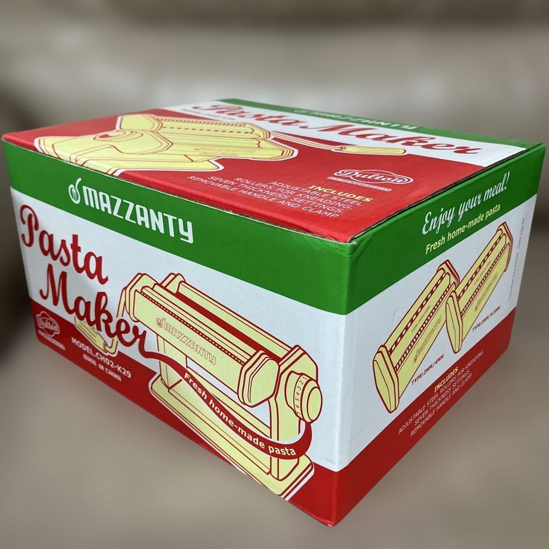 パスタメーカー　ダルトン　MAZZANTY カッター２個付　蕎麦打　製麺機