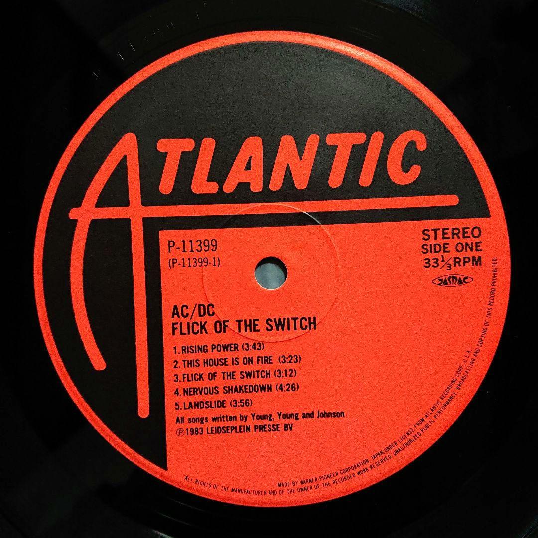 AC/DC –Flick Of The Switch = 征服者・1983 LP