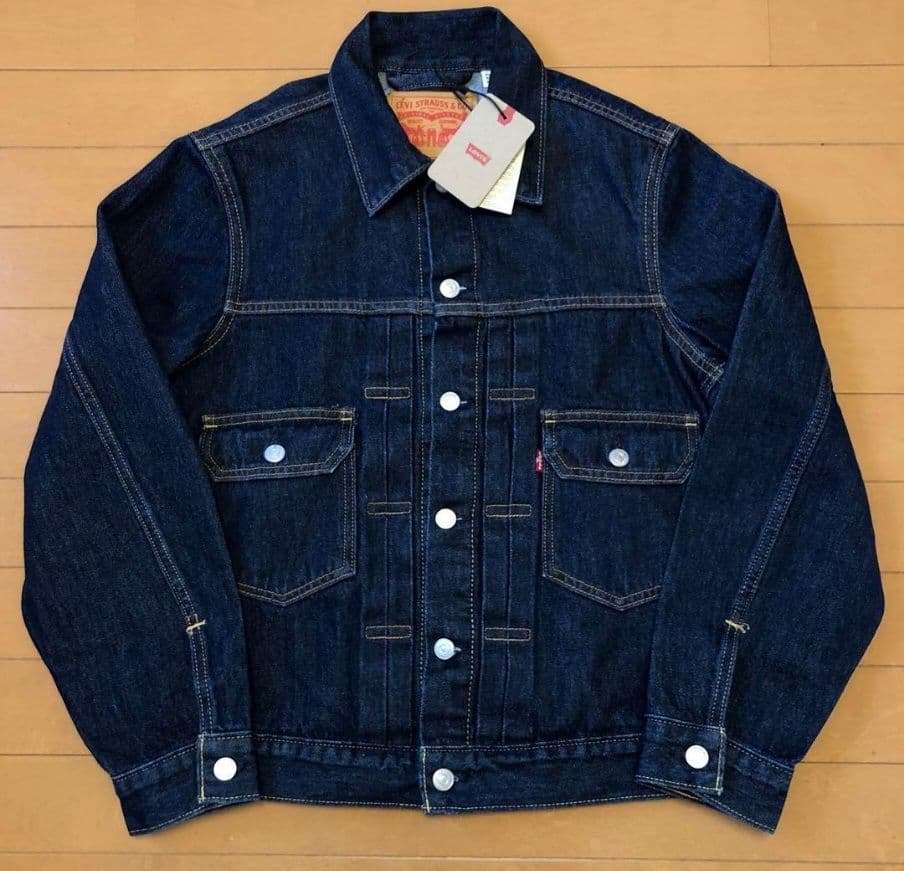 リーバイス 2ND トラッカーJKT S 501 セットアップ 濃紺 W31