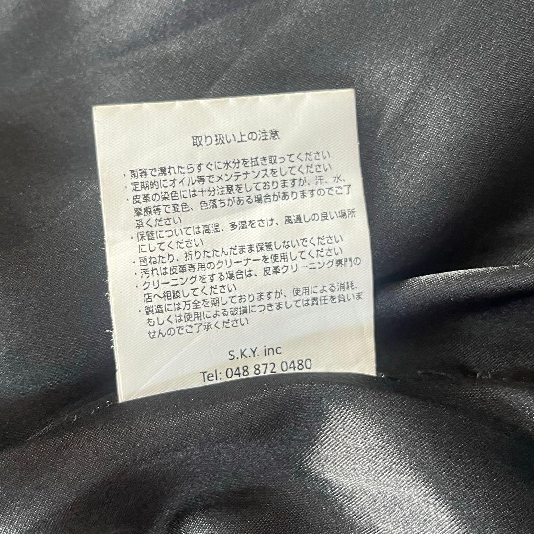 美品✨Rookie Leather 牛革レザージャケット　シングルライダースM黒