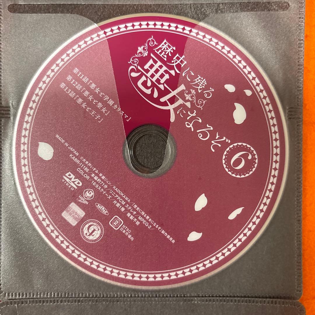 歴史に残る悪女になるぞ　 DVD 全巻セット　アニメ　全6巻