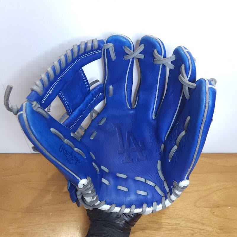 ローリングス LA ドジャース MLBコラボグラブ 美品 内野用 軟式グローブ