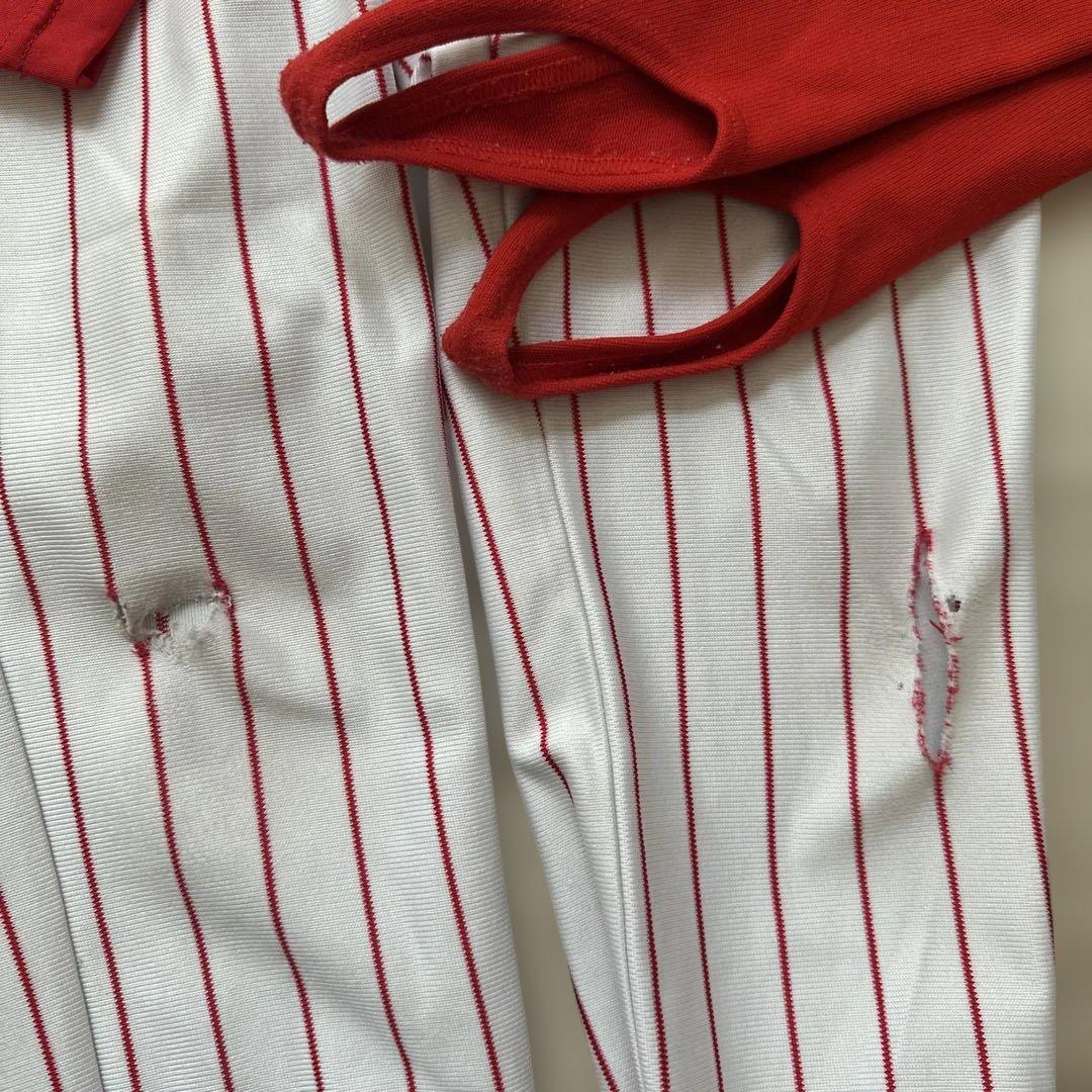 ポルテ　野球 ユニフォームセット レッド
