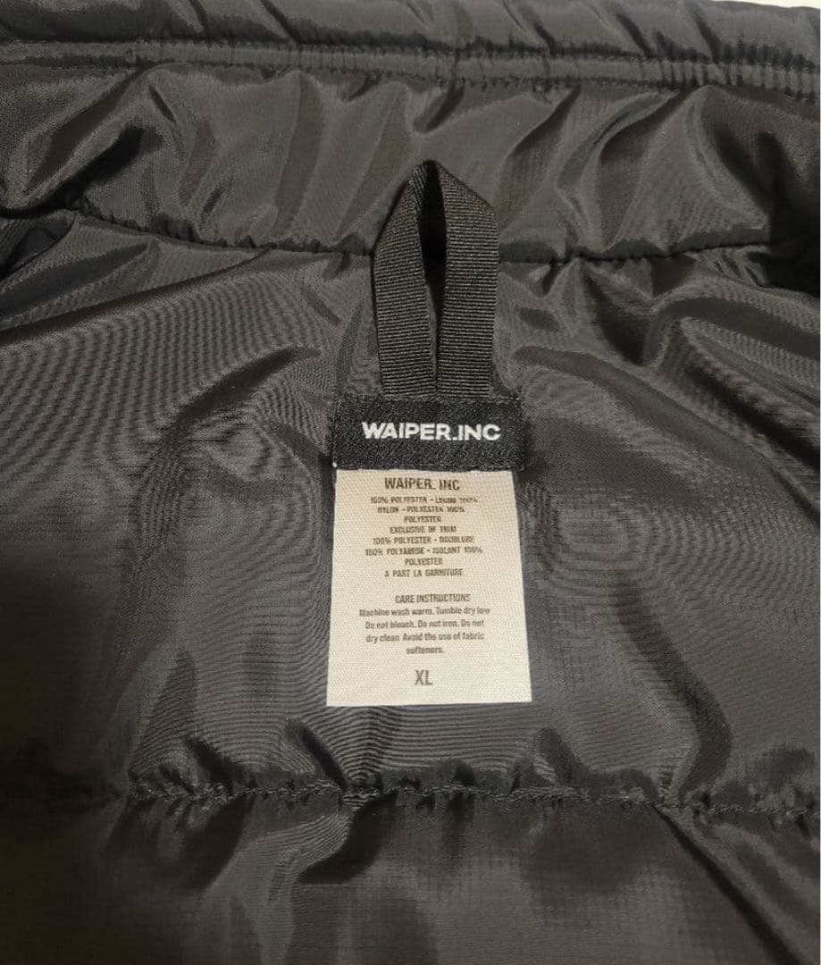WAIPER.inc PRIMALOFT ベストブラック XLサイズ