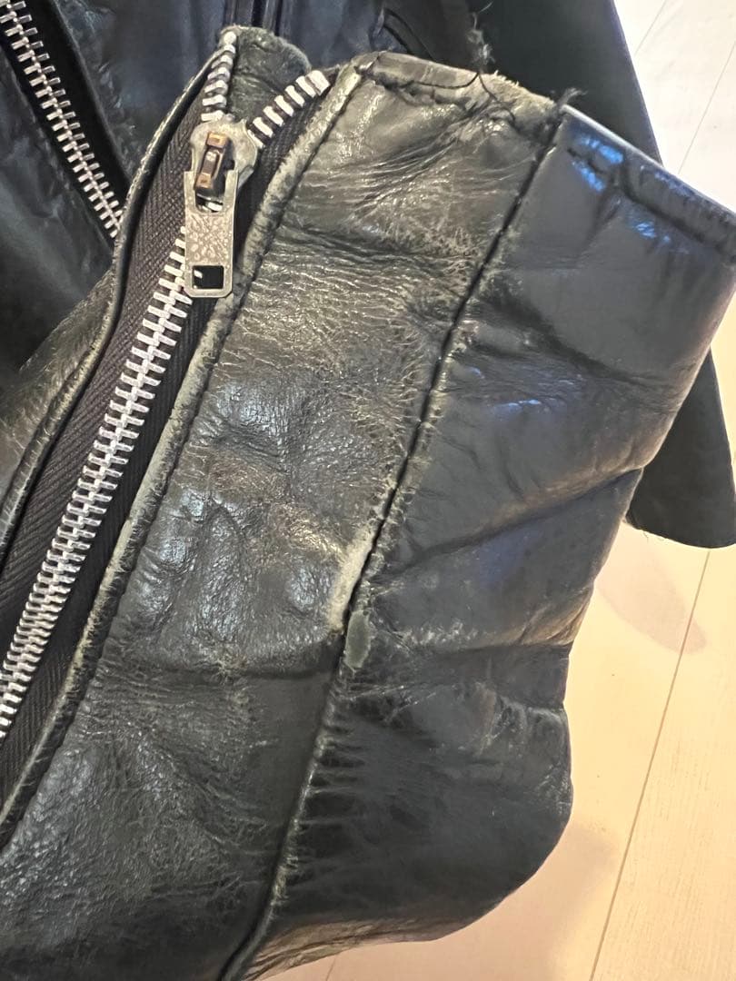 US製 Schott ライダースジャケット ダブル 36サイズ 訳あり