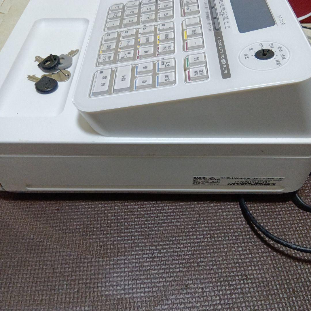 カシオレジスター　SR-S200　スマホで設定　売上管理98119SDカード対応
