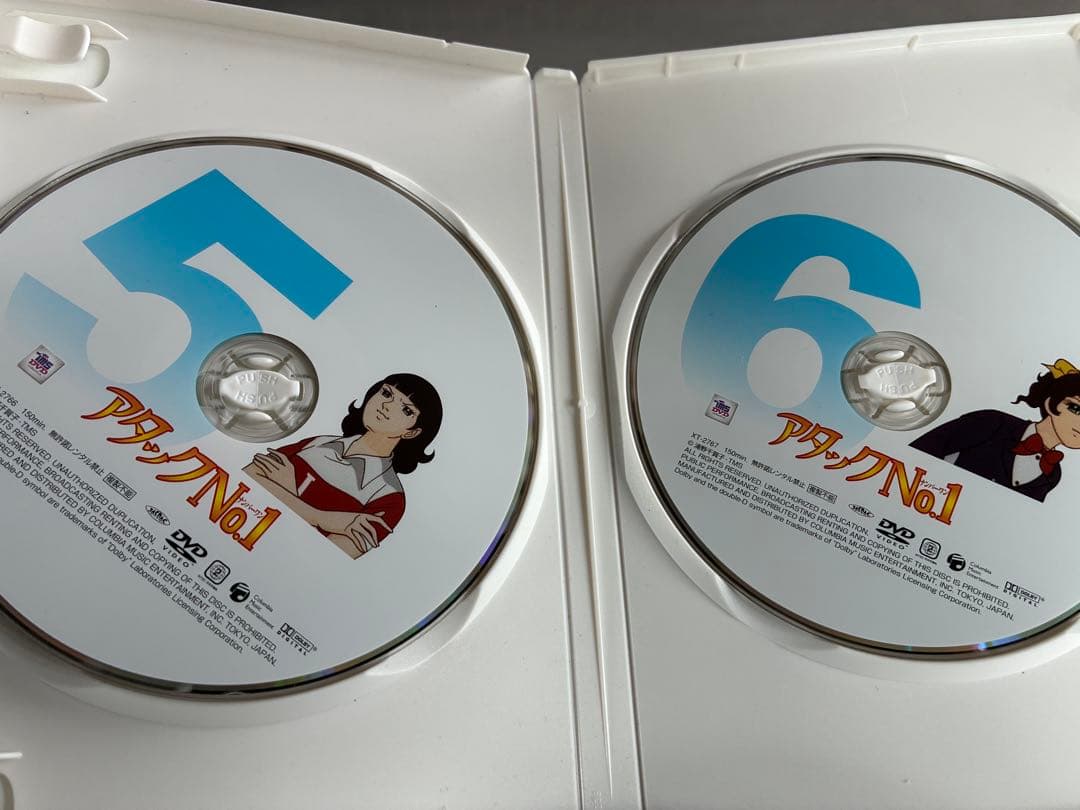 アニメ　アタックNo.1　DVD box1 全35話　小鳩くるみ　レア