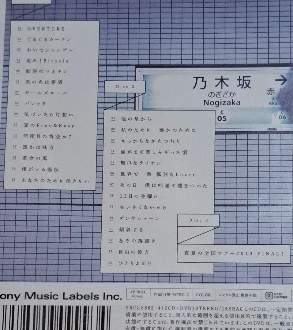 乃木坂46 N アルバム 3枚組 CD