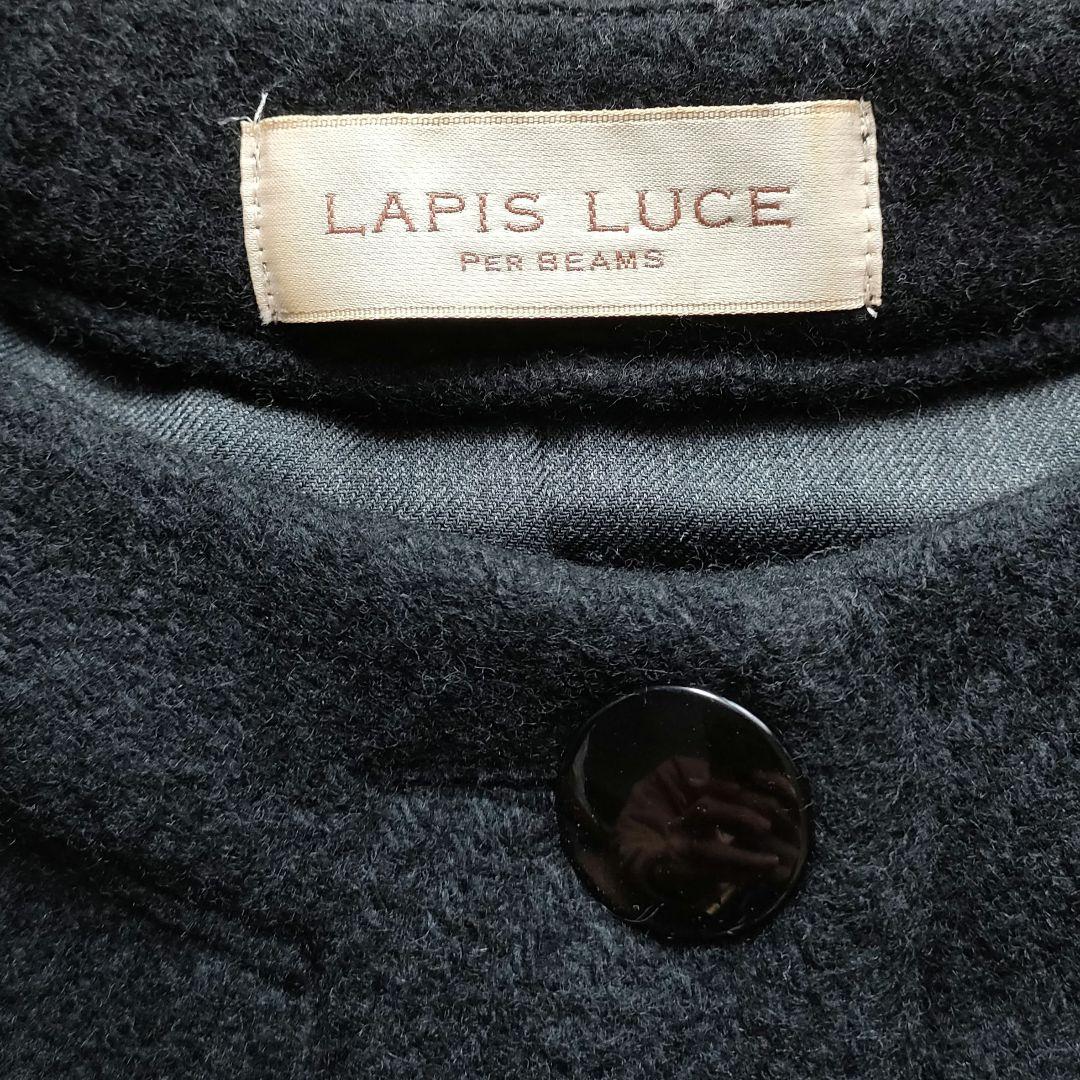【値下げ】LAPIS LUCE PER BEAMS 黒 ポンチョコート 黒