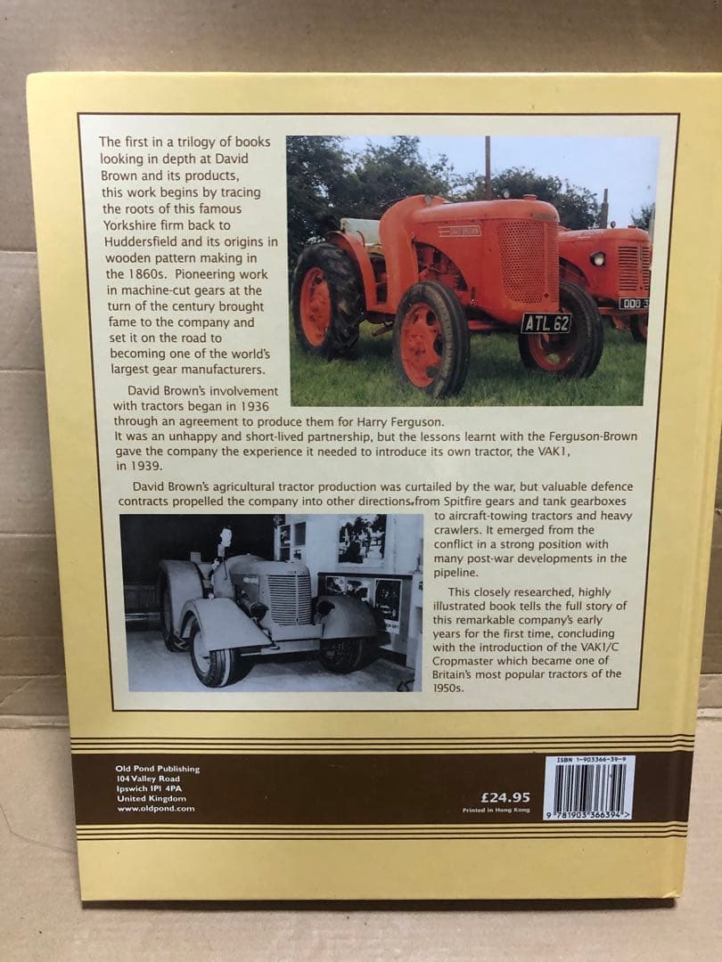 洋書 The David Brown tractor story part.1