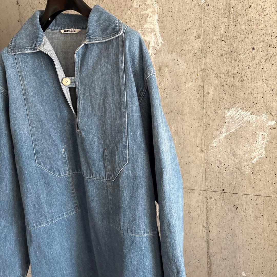 【24SS】AURALEE オーラリー DENIM P/O SHIRT