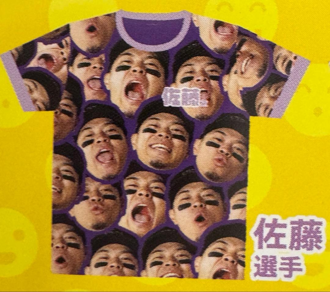阪神タイガース 佐藤輝明 シークレット 顔柄 Tシャツ 新品 2025