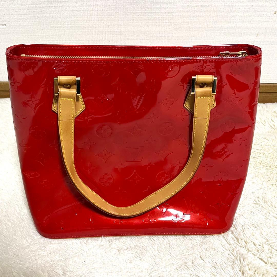 美品♡LOUISVUITTON ルイヴィトン ヴェルニ ヒューストン　赤