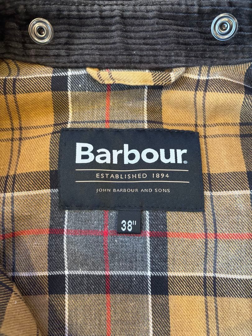 Barbour Transport 38\" グレー