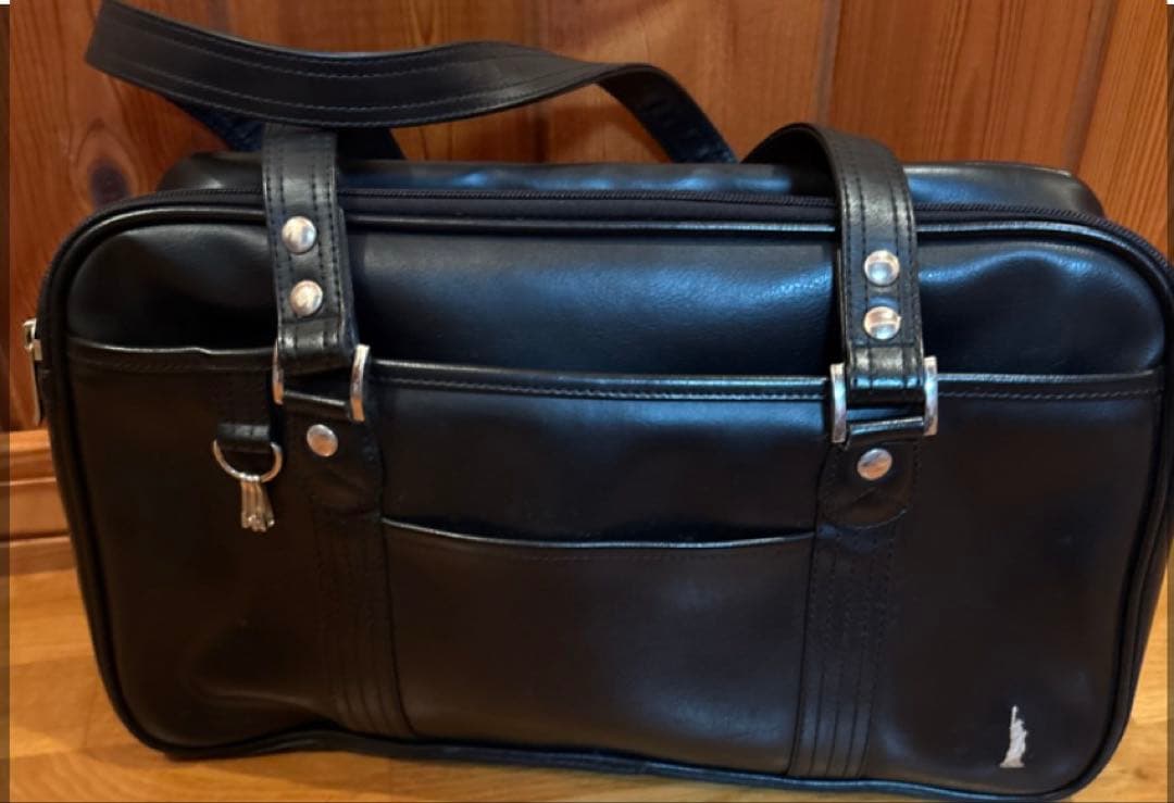 みゆさま専用　ブラックスクールバッグ 合成皮革