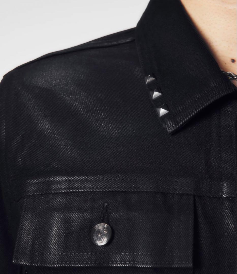 ジャケット・アウター jentlouis Resin Coated Denim Jacket