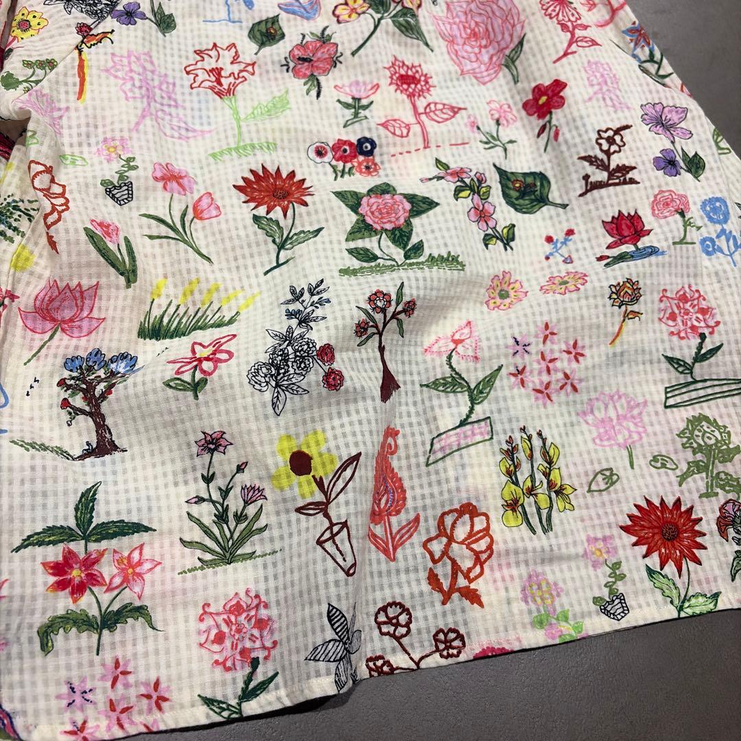 【美品】mii ミイ　ブラウス　シャツ　花柄
