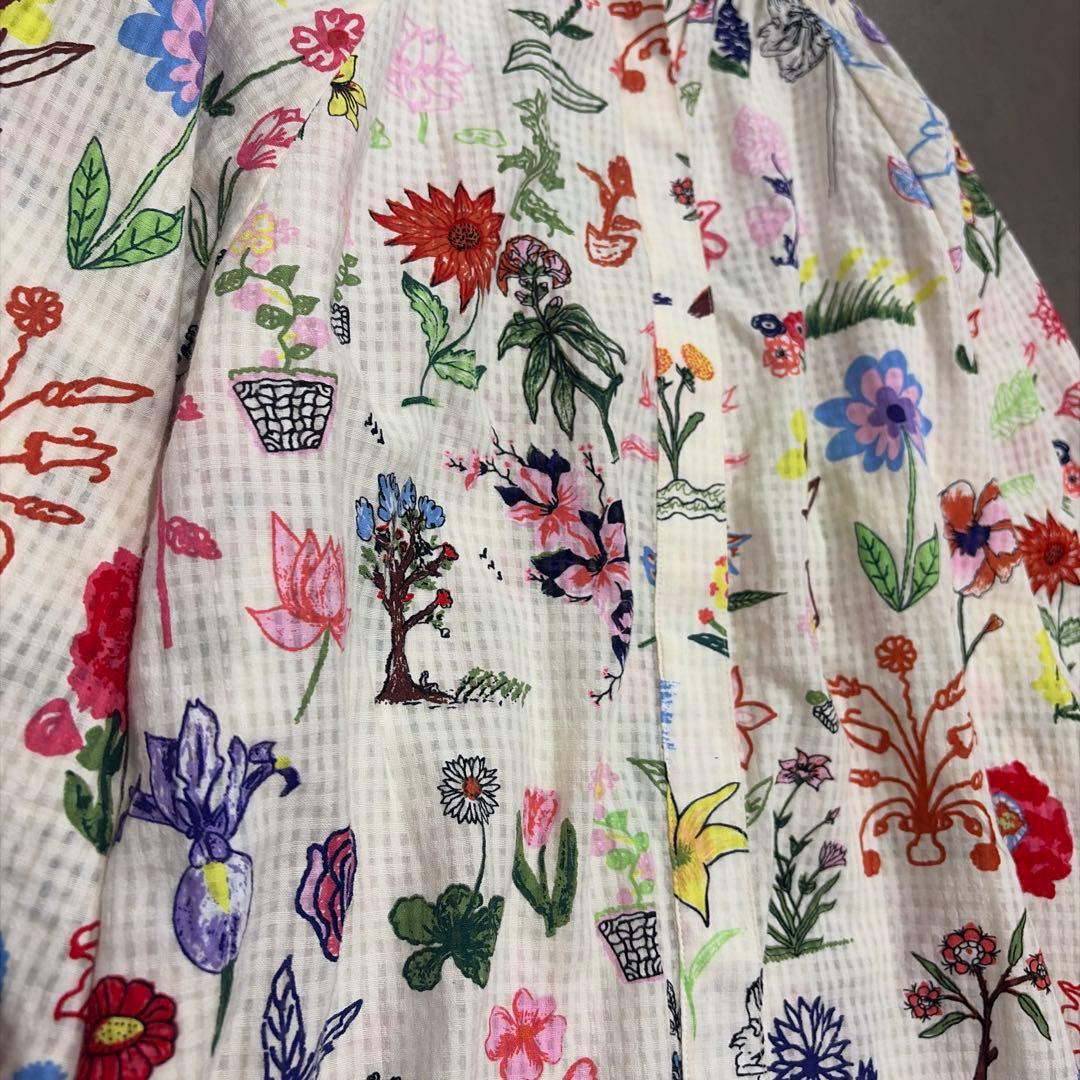 【美品】mii ミイ　ブラウス　シャツ　花柄