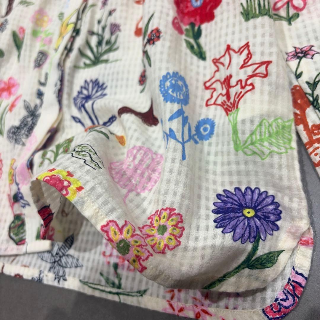 【美品】mii ミイ　ブラウス　シャツ　花柄