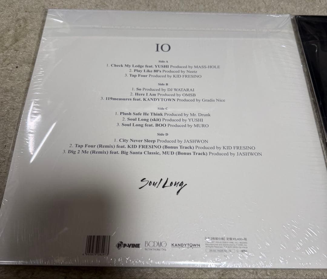 新品未開封シールド品!! IO アナログ2LPレコード ２枚セット