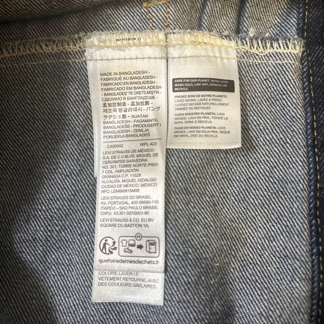 Levi’sデニムジャケット Gジャン2ndトラッカー インディゴ M 濃紺