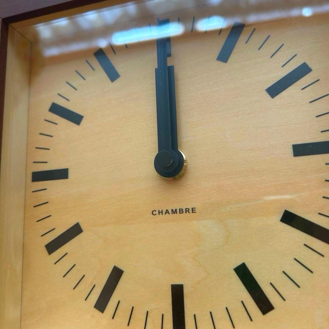INTERZERO CHAMBRE 木製時計 REVERSIBLE CLOCK