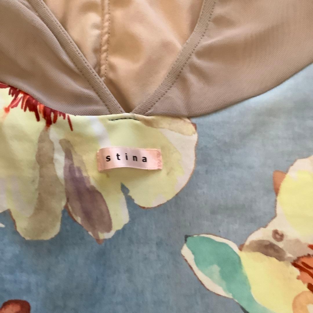 stina 花柄 長袖レオタード S 未使用