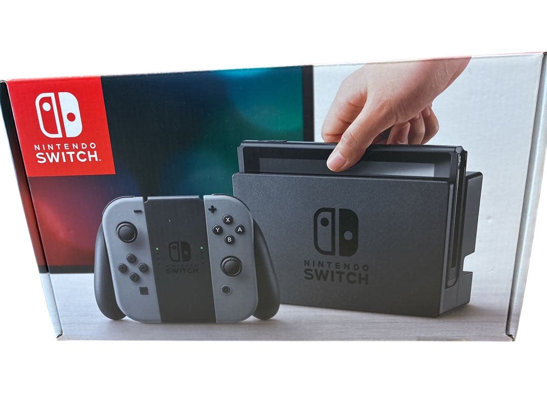 Nintendo Switch グレー 本体　マリオカートデラックス