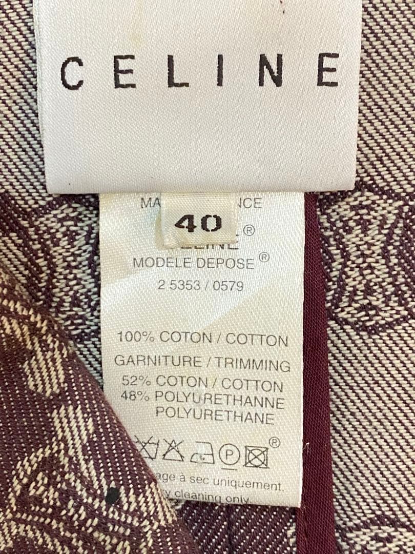 sh2736 CELINE セリーヌ　ダブルブレストジャケット 40