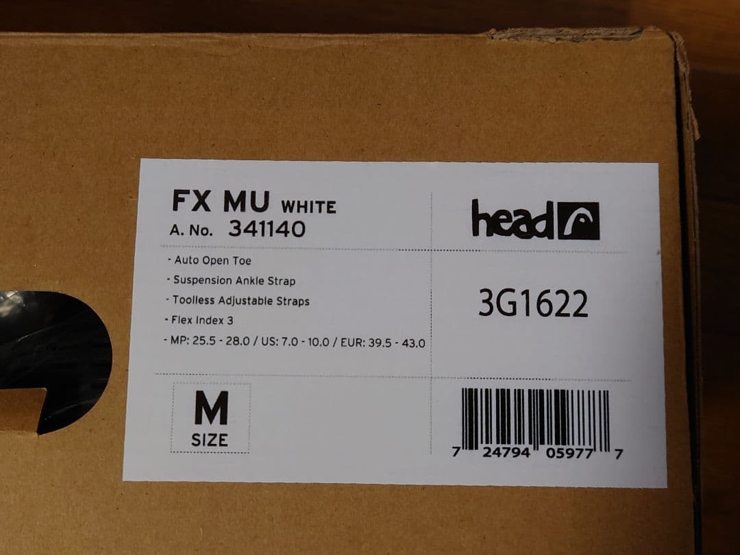 未使用 Head FX MUバインディング Mサイズ