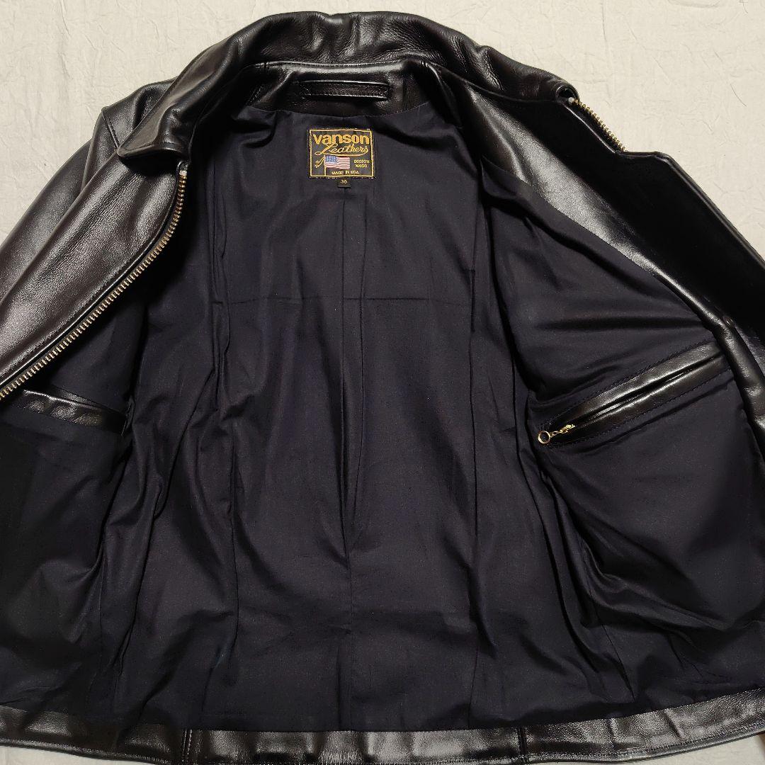 VANSON　バンソン　レザー　36