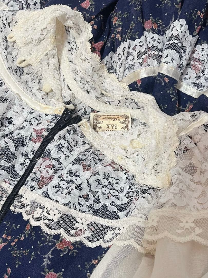 gunne sax 花柄ロングワンピース