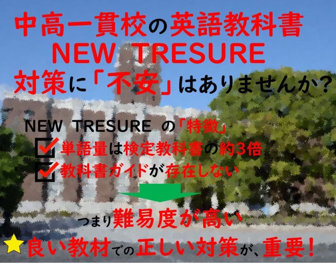 サンマロ様　ニュートレジャー　中学１２３年生セット