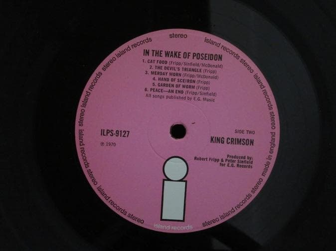 KING CRIMSON★In The Wake Of Poseidon UK