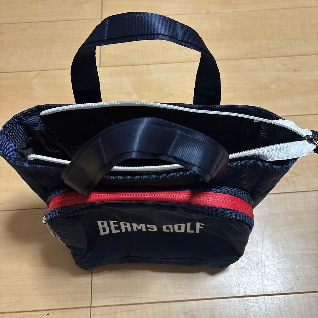 BEAMS GOLF ミニトート バッグ ネイビー　カートバッグ