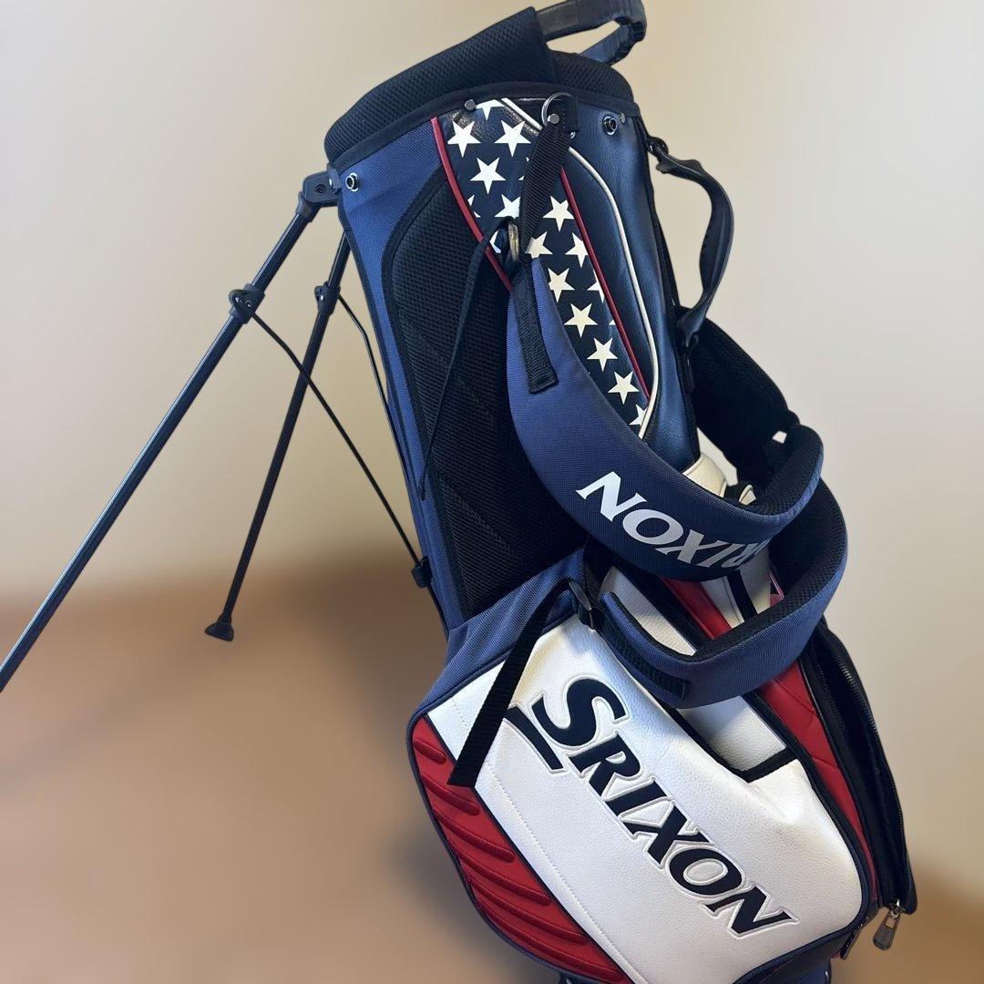 DUNLOP SRIXON スタンド ツアー用プロ使用キャディバッグ 9.5型